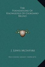 The Foundations Of Knowledge Of Giordano Bruno