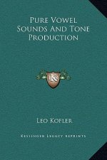 Pure Vowel Sounds And Tone Production