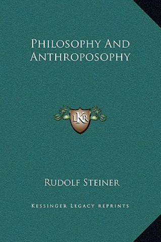 Philosophy And Anthroposophy