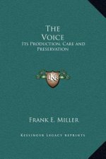 The Voice: Its Production, Care and Preservation