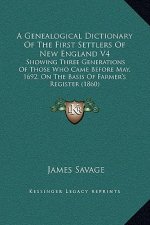 A Genealogical Dictionary Of The First Settlers Of New England V4: Showing Three Generations Of Those Who Came Before May, 1692, On The Basis Of Farme