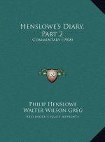 Henslowe's Diary, Part 2: Commentary (1908)