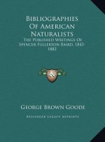 Bibliographies Of American Naturalists: The Published Writings Of Spencer Fullerton Baird, 1843-1882