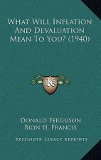 What Will Inflation And Devaluation Mean To You? (1940)