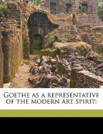 Goethe as a Representative of the Modern Art Spirit;