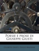 Poesie E Prose Di Giuseppe Giusti