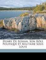 Henry de Rohan, Son Rôle Politique Et Militaire Sous Louis