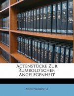 Actenstucke Zur Rumbold'schen Angelegenheit