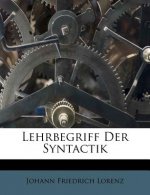 Lehrbegriff Der Syntactik