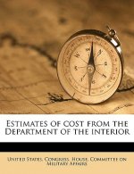 Estimates of Cost from the Department of the Interior