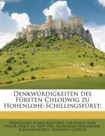 Denkwurdigkeiten Des Fursten Chlodwig Zu Hohenlohe-Schillingsfurst;