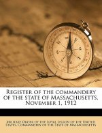 Register of the Commandery of the State of Massachusetts, November 1, 1912
