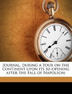 Journal, During a Tour on the Continent Upon Its Re-Opening After the Fall of Napoleon;