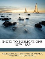 Index to Publications, 1879-1889