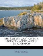 Mei Leibzig Low' Ich Mir. Boesieen Annes Alden Leibz'gersch