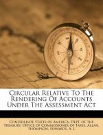 Circular Relative to the Rendering of Accounts Under the Assessment ACT