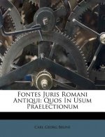 Fontes Juris Romani Antiqui: Quos in Usum Praelectionum