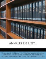 Annales de L'Est...