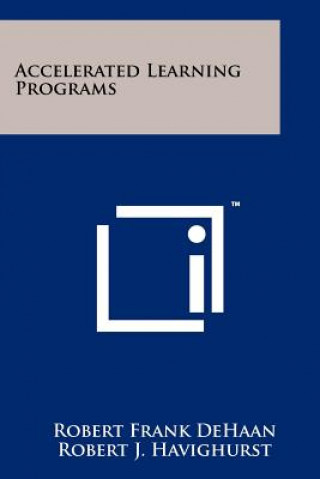 Accelerated Learning Programs