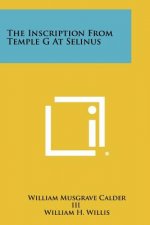 The Inscription from Temple G at Selinus