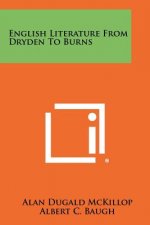 English Literature From Dryden To Burns