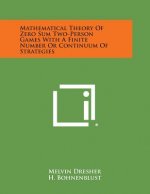 Mathematical Theory of Zero Sum Two-Person Games with a Finite Number or Continuum of Strategies