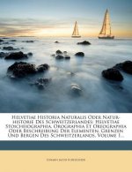 Helvetiae Historia Naturalis Oder Natur-Historie Des Schweitzerlandes: Helvetiae Stoicheiographia, Orographia Et Oreographia Oder Beschreibung Der Ele
