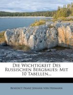 Die Wichtigkeit Des Russischen Bergbaues: Mit 10 Tabellen...