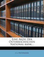 Eine Akzie Der Osterreichischen National-Bank...