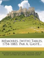 Memoires. [with] Tables, 1754-1883, Par A. Gaste...