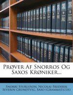 Pr?ver AF Snorros Og Saxos Kr?niker...