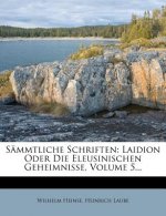 Sämmtliche Schriften: Laidion Oder Die Eleusinischen Geheimnisse, Volume 5...