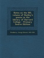 Notes on the Ms. Volume of Shelley's Poems in the Library of Harvard College