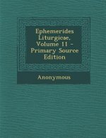 Ephemerides Liturgicae, Volume 11