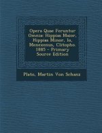 Opera Quae Feruntur Omnia: Hippias Maior, Hippias Minor, IO, Menexenus, Clitopho. 1885