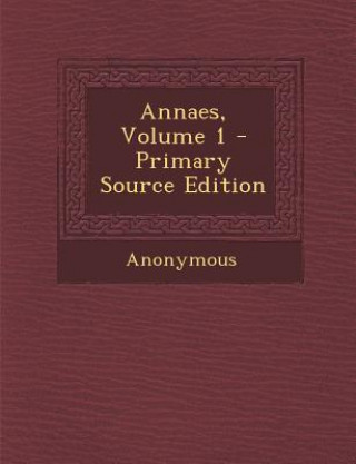 Annaes, Volume 1