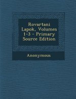 Rovartani Lapok, Volumes 1-3