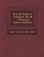 Annual Report, Volumes 30-38 - Primary Source Edition