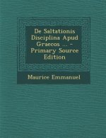 de Saltationis Disciplina Apud Graecos ...