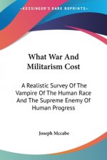 What War And Militarism Cost: A Realistic Survey Of The Vampire Of The Human Race And The Supreme Enemy Of Human Progress