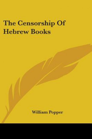 The Censorship Of Hebrew Books