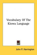 Vocabulary of the Kiowa Language