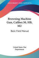 Browning Machine Gun, Caliber.50, HB, M2: Basic Field Manual