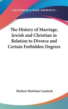 The History of Marriage, Jewish and Christian in Relation to Divorce and Certain Forbidden Degrees