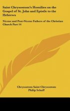 Saint Chrysostom's Homilies on the Gospel of St. John and Epistle to the Hebrews: Nicene and Post-Nicene Fathers of the Christian Church Part 14