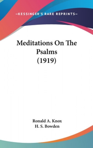 Meditations On The Psalms (1919)