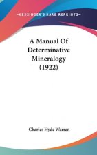 A Manual Of Determinative Mineralogy (1922)
