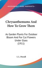 Chrysanthemums And How To Grow Them: As Garden Plants For Outdoor Bloom And For Cut Flowers Under Glass (1911)