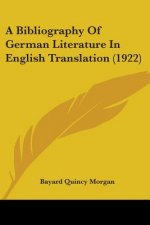 A Bibliography of German Literature in English Translation (1922)