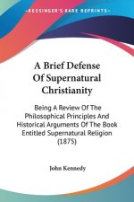 A Brief Defense Of Supernatural Christianity: Being A Review Of The Philosophical Principles And Historical Arguments Of The Book Entitled Supernatura